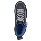 CHARCOAL/BLUE SPECKLE BILLY CLASSIC LACE HIGH TOPS
