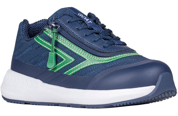 TODDLER NAVY/GREEN BILLY GOAT AFO-FRIENDLY SHOES