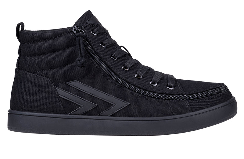 MEN'S BLACK TO THE FLOOR BILLY CS SNEAKER HIGH TOPS