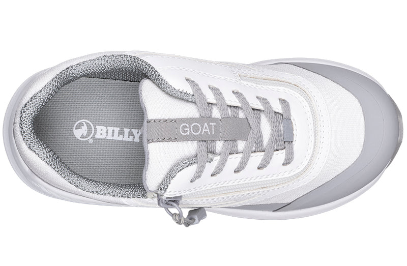 TODDLER WHITE BILLY GOAT AFO-FRIENDLY SHOES