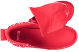 TODDLER RED PAISLEY BILLY CLASSIC LACE HIGH TOPS