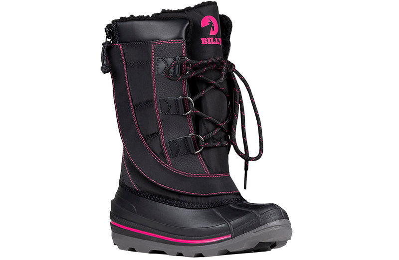 TODDLER BLACK/PINK BILLY ICE WINTER BOOTS
