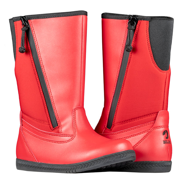 RED BILLY RAIN BOOTS