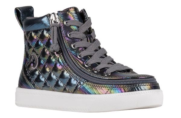 TODDLER GRAPHITE RAINBOW BILLY CLASSIC QUILT HIGH TOPS