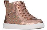 TODDLER ROSE GOLD DAISY BILLY CLASSIC LACE HIGH TOPS